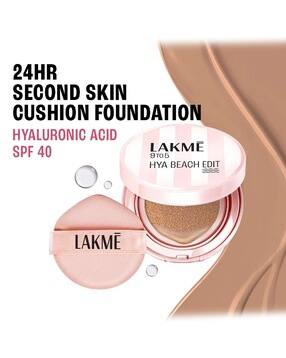 lakme 9to5 Hya Beach Edit Cushion Foundation SPF40 Full Matte Coverage N 260-Neutral Honey-picture-21
