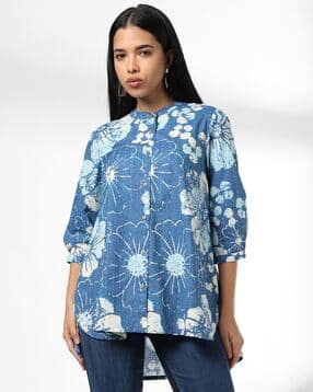 siyahi Women All-Over Floral Print Relaxed Fit Tunic-picture-32