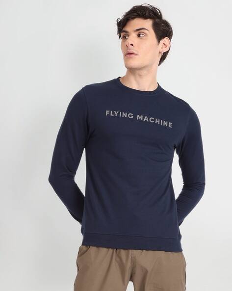 FLYING MACHINE Men Graphic Print Regular Fit Sweatshirt