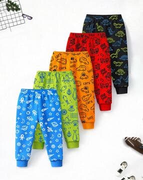 trampoline Boys Pack of 5 Graphic Print Pyjamas-picture-22