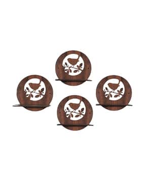 Set of 4 Home Decor Wall Shelves-image-4