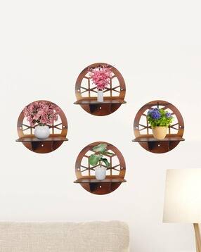 Set of 4 Pieces Decorative Wooden Wall Hanging