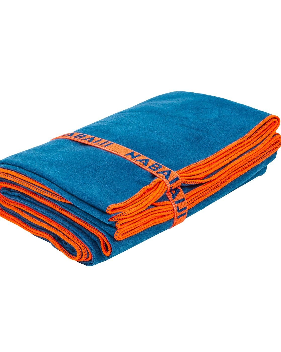 Decathlon Printed Microfibre Bath Towel (Blue)