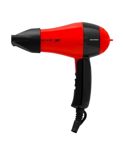 IKONIC me Mini Speedy Hair Dryer - Black Red