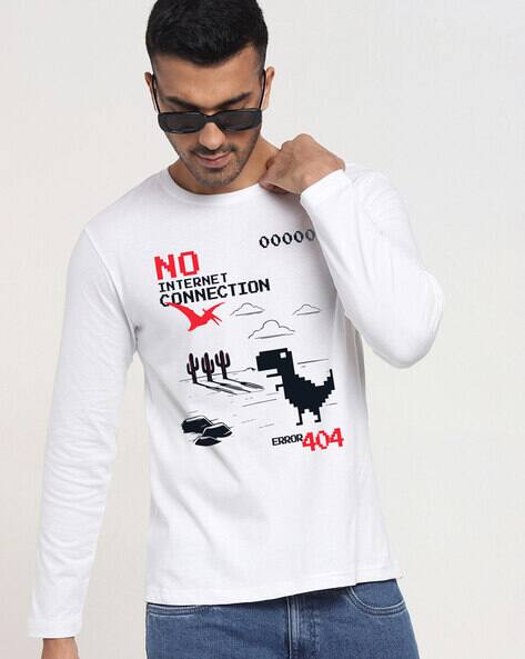 BEWAKOOF Men Graphic Print Regular Fit T-Shirt
