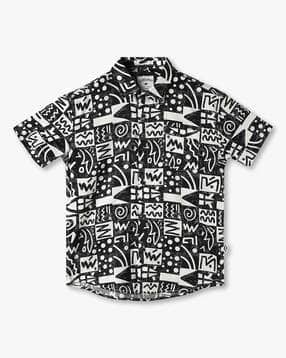 lee cooper Boys Printed Relaxed Fit Shirt-picture-48
