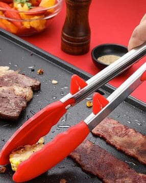 Stainless Steel Kitchen Serving Tong-12"-image-17