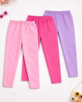 Pack Of 3 Girls Leggings-image-22