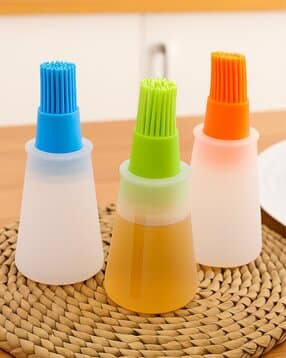 we3 Set of 3 Silicone Oil Bottle Brushes with Lid-picture-18