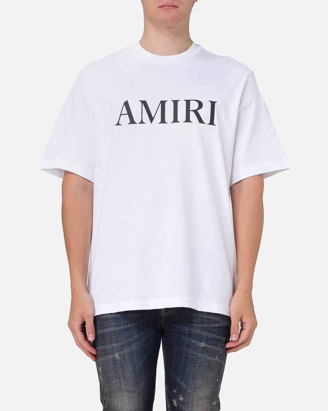 AMIRI Tシャツ 白T Lサイズ Buy AMIRI Core Logo Cotton T-Shirt | White Color Men | AJIO LUXE