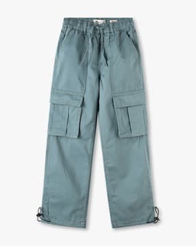 lee cooper Boys Mid-Rise Wide Leg Trousers-picture-12