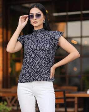 revangi Women Floral Print Relaxed Fit Top-picture-48