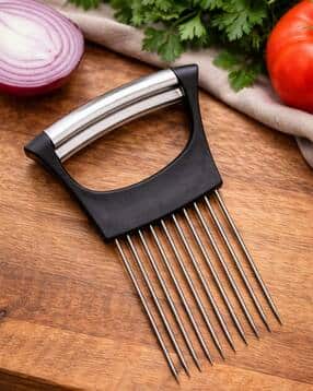 baskety Stainless Steel Onion Holder for Slicing-picture-48
