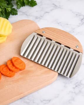 Stainless Steel Wavy Blade Crinkle Potato Cutter Knife-image-14