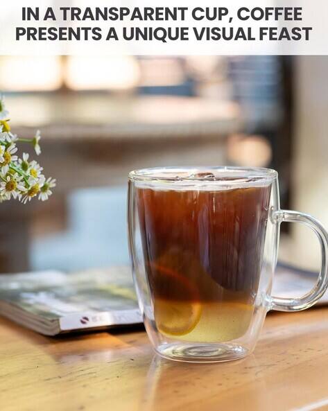 Baskety Set of 2 Dishwasher-Safe Glass Cups
