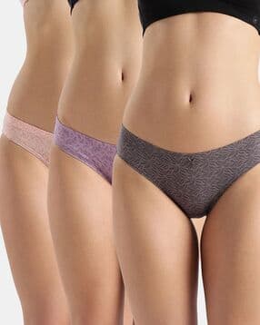 jockey Women Pack of 3 Floral Print Panties-picture-12