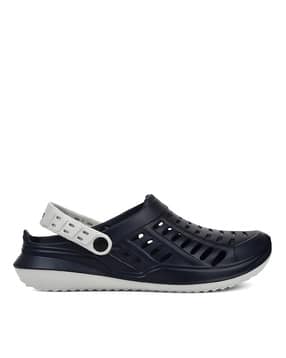 men round toe slingback clogs