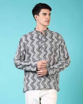 v-mart Men Regular Fit Short Kurta-picture-18