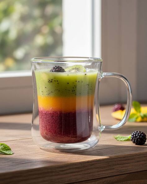 Baskety Heat-Insulated Double-Wall Cappuccino Glass