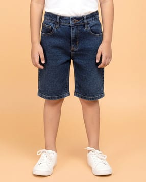 kiddopanti Boys Regular Fit Denim Shorts-picture-15