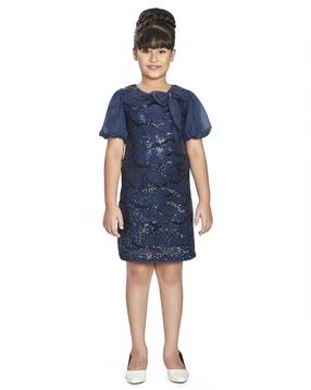 peppermint Girls Embellished A-Line Dress-picture-35