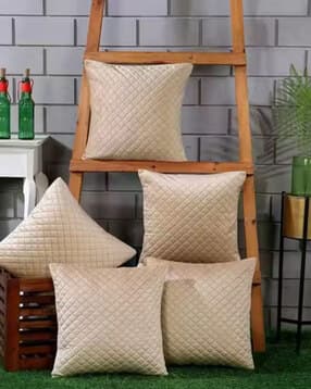 impereal fab Set of 5 Quilted Cushion Covers-picture-33