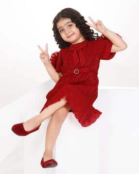 Girls Fit & Flare Dress-image-19