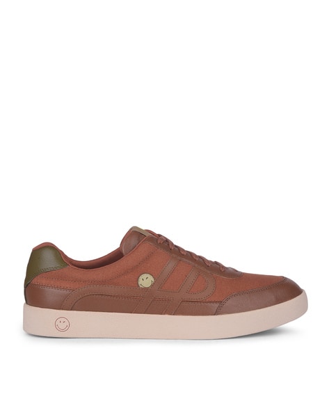 HUSH PUPPIES Men Flat Lace Fastening with Synthetic Upper