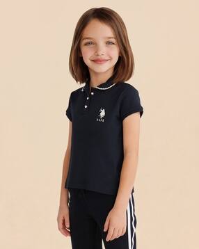 u.s. polo assn. Girls Logo Embroidered Regular Fit Top-picture-20