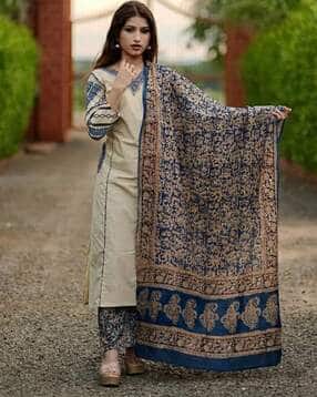 svaraa Women Printed Straight Kurta Suit Set-picture-23