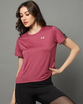 under armour Women Tech Wordmark Tape Loose Fit T-Shirt-picture-13
