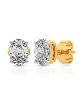 Women Sterling Silver Stud Earrings-image-3