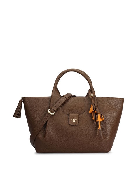 Da Milano Women Satchel Bag with Detachable Strap