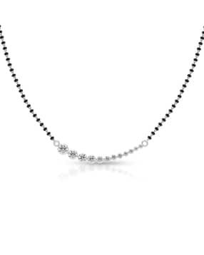 anayra Women Sterling Silver Beaded Mangalsutra-picture-38