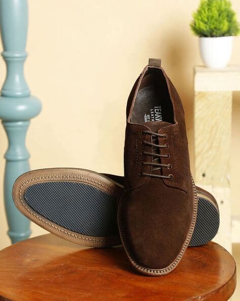 TEAKWOOD LEATHERS Men Low-Top Lace-Up Shoes