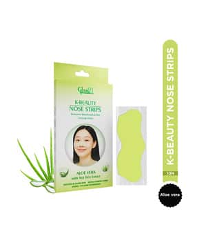 Women Aloe Vera with Tea Tree Extract Cleansing Nose Strips - 10 Strips-image-33