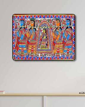 livin luxe Madhubani Folk Art Wall Painting-picture-25