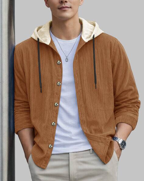 EYEBOGLER Men Ribbed Oversized Fit Sweatshirt
