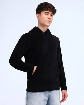 Relaxed Fit Solid Sweatshirt-image-1