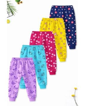 trampoline Pack of 5 Girls Printed Pyjamas-picture-33