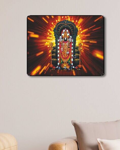 Livin Luxe Lord Venkateswara Tirupati Balaji Wall Art Painting