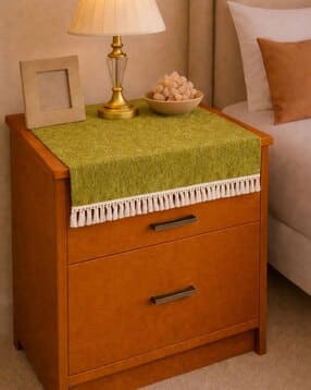 Rectangular Table Runner with Tassels -image-35