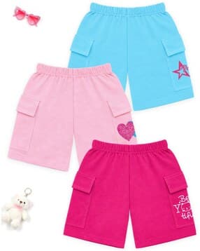Girls Cotton Printed Shorts-image-15