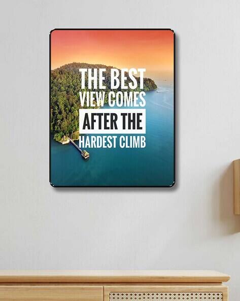 Livin Luxe Motivational Nature Wall Art MDF Board