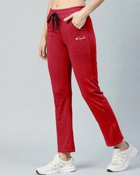 popmantra Women Straight Track Pants with Insert Pockets-picture-14