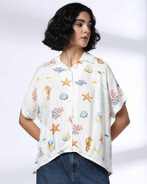 rio Women Printed Pleated Regular Fit Shirt-picture-37