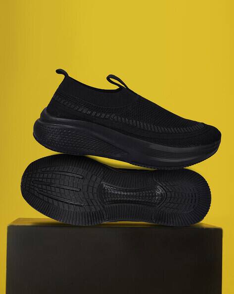 LANCER Men Flat Lace Fastening with Knitted Upper