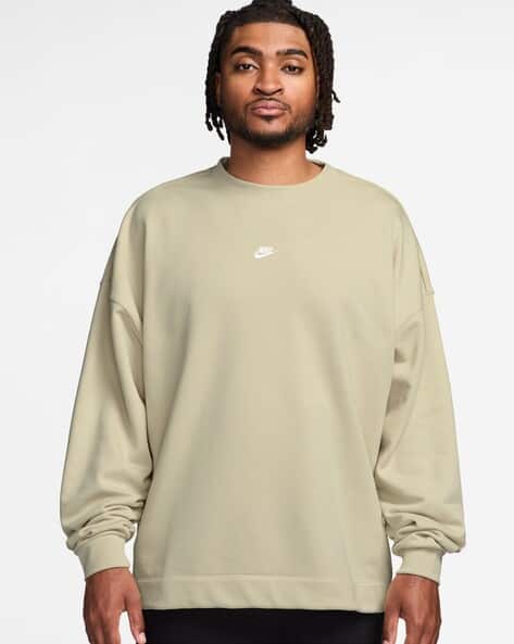 NIKE Men Oversized Fit French Terry Crew-Neck Sweatshirt