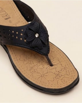 jodyhub Women V-Strap Sandals with Synthetic Leather-picture-43