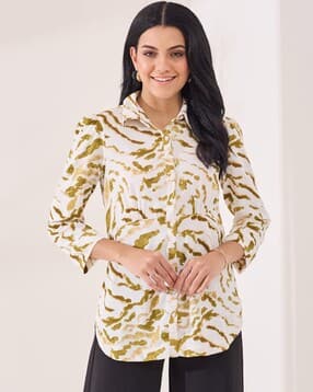latin quarters Women Printed Relaxed Fit Shirt-picture-16